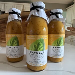 Yellow Tomato and Basil Sauce
